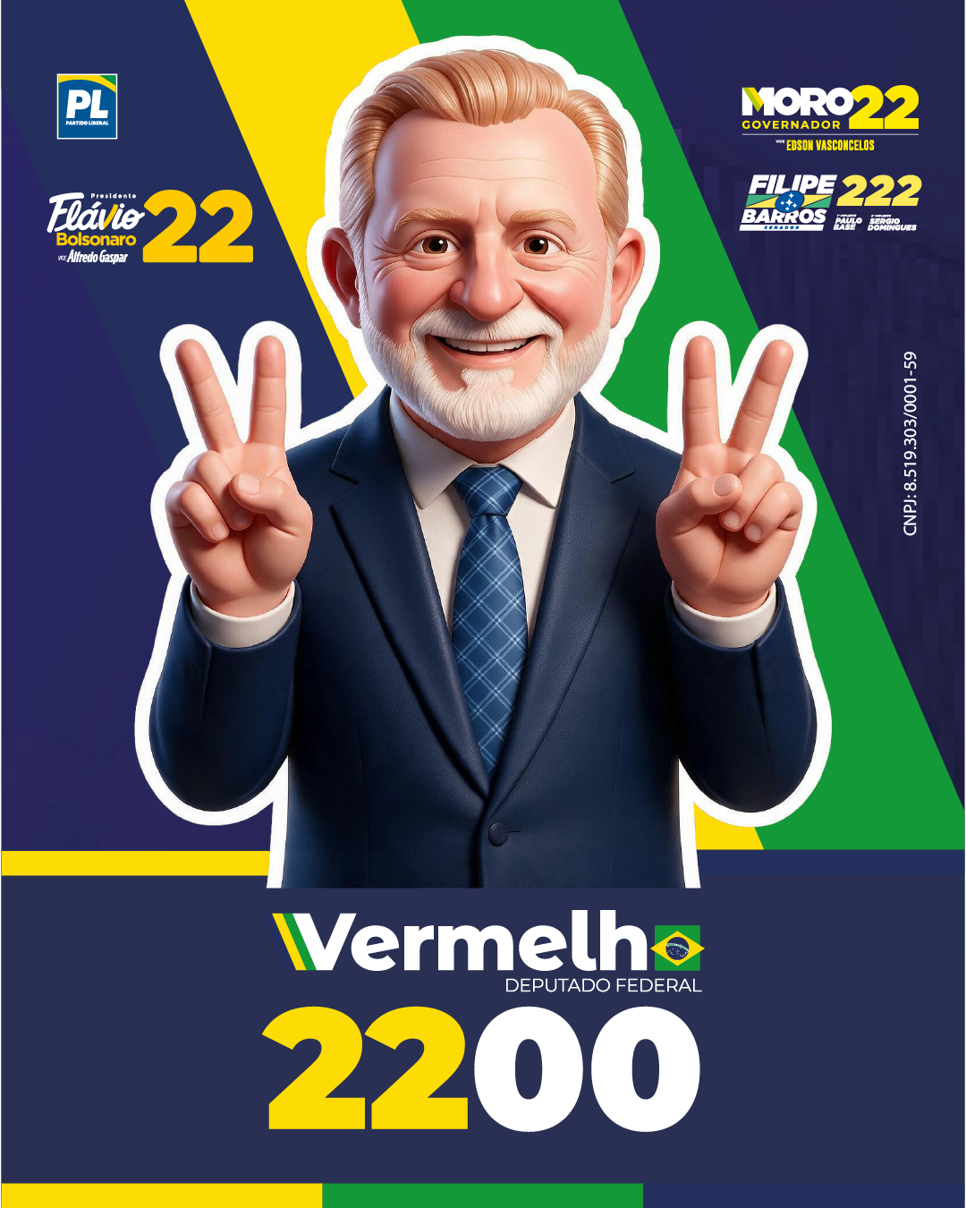 Santinho Vermelhinho — Feed 1